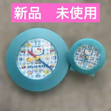 [ 금일 한정 ] 헬로키티 시계 파랑 워얼&모닝클락