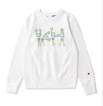CHAMPION x BEAMS UCLA S 화이트 맨투맨 트레이닝복 곰