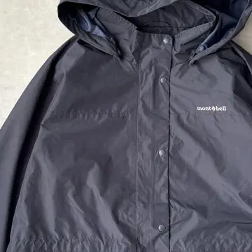 14393 mont-bell 몽벨 자수 로고 나일론 후드티