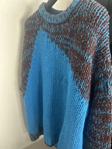 YOKE 24ss intarsia Crewneck Sweater