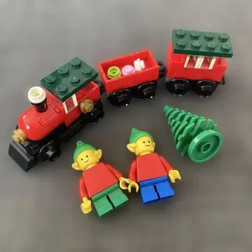 2점째부터 200엔 할인 LEGO 크리스마스 기차 세트 엘프 2체 포함