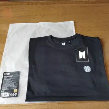 Proof BIGHIT MUSIC 티셔츠 (블랙 M)
