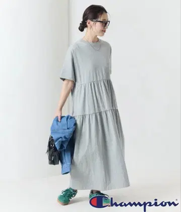 [ 새상품 ] Champion 티어드 원피스