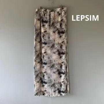 LEPSIM [ 임산부 전후 대응 ] 마터니티 패턴 플리츠 스커트