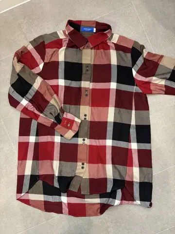 BLUE LABEL CRESTBRIDGE 긴팔 셔츠 M 사이즈 체크 무늬