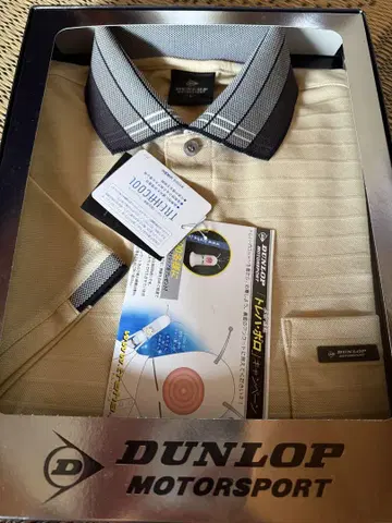 새상품! DUNLOP 피케 셔츠 반팔 L 사이즈