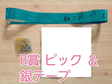 리브 복권 B상 피크 목걸이 은색 테이프