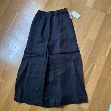 저널 스탠다드 택 포함 린넨 턱 큐롯