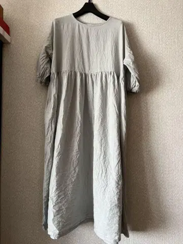 인기 작가 핸드메이드 롱 린넨 원피스