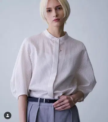 에부르 ebure 실크 블라우스