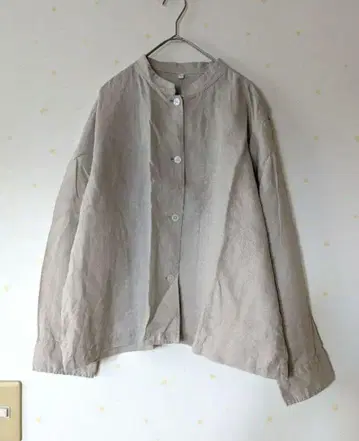 무인양품 린넨 셔츠 자켓