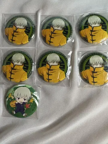 주술회전 이누마키 토게 캔뱃지 세트