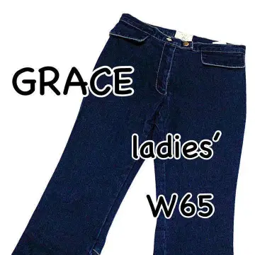 GRACE 그레이스 사이즈 36 허리 65cm 스트레치 플레어 데님