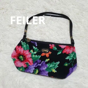 FEILER 플라워 무늬 핸드백 새상품급