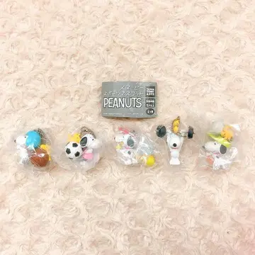 PEANUTS 스누피 스포츠 마스코트 전 5종 풀 컴프