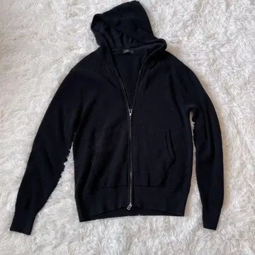 BARNEYS NEW YORK 블루종, 후드티 풀 집업 후드티
