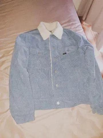 Lee STORM RIDER 보아 옷깃 자켓 코듀로이 유로틱