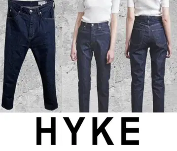 HYKE 하이크 O/W 테이퍼드 데님 팬츠 28