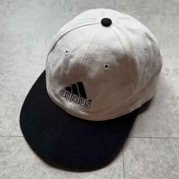 90s 90년대 아디다스 화이트 블랙 구제 의류 캡