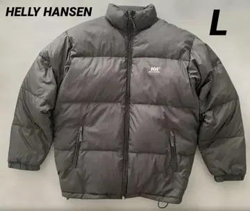 컨디션 최상 HELLY HANSEN 헬리한센 다운 자켓 블랙 L