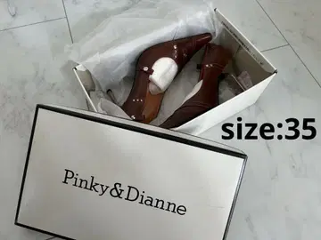 컨디션 최상 Pinky&Dianne 브라운 펌프스 핑키앤다이안