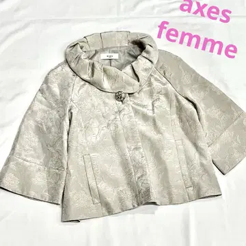 axes femme 빈티지 숄카라 숏 자켓