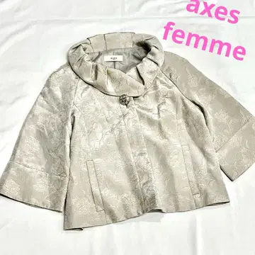 axes femme 빈티지 숄카라 숏 자켓