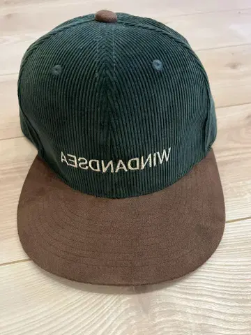 [ 새상품급 ] WINDANDSEA corduroy cap green