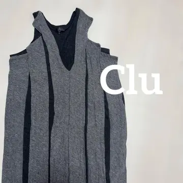Clu 크루 니트 원피스 튜닉