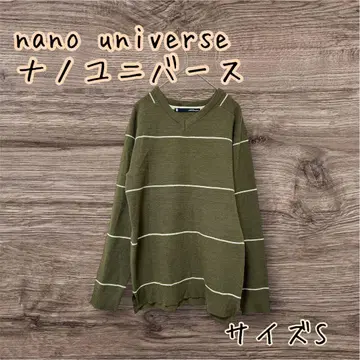 nano universe 나노 유니버스 턱 V 보더 풀오버 S