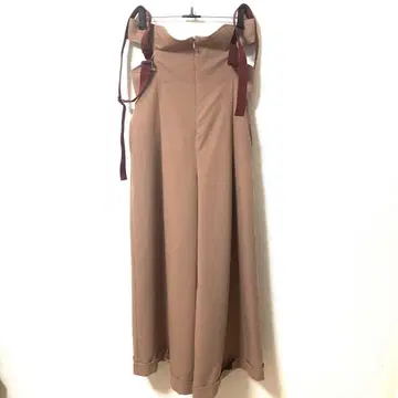 레이디 아젤 서스펜더 와이드 팬츠