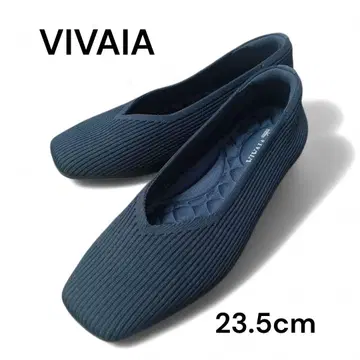 새상품급 VIVAIA 비바이어 플랫슈즈 스퀘어토 발수 경량