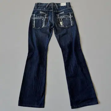 y2k 00's archive flare denim pans 31