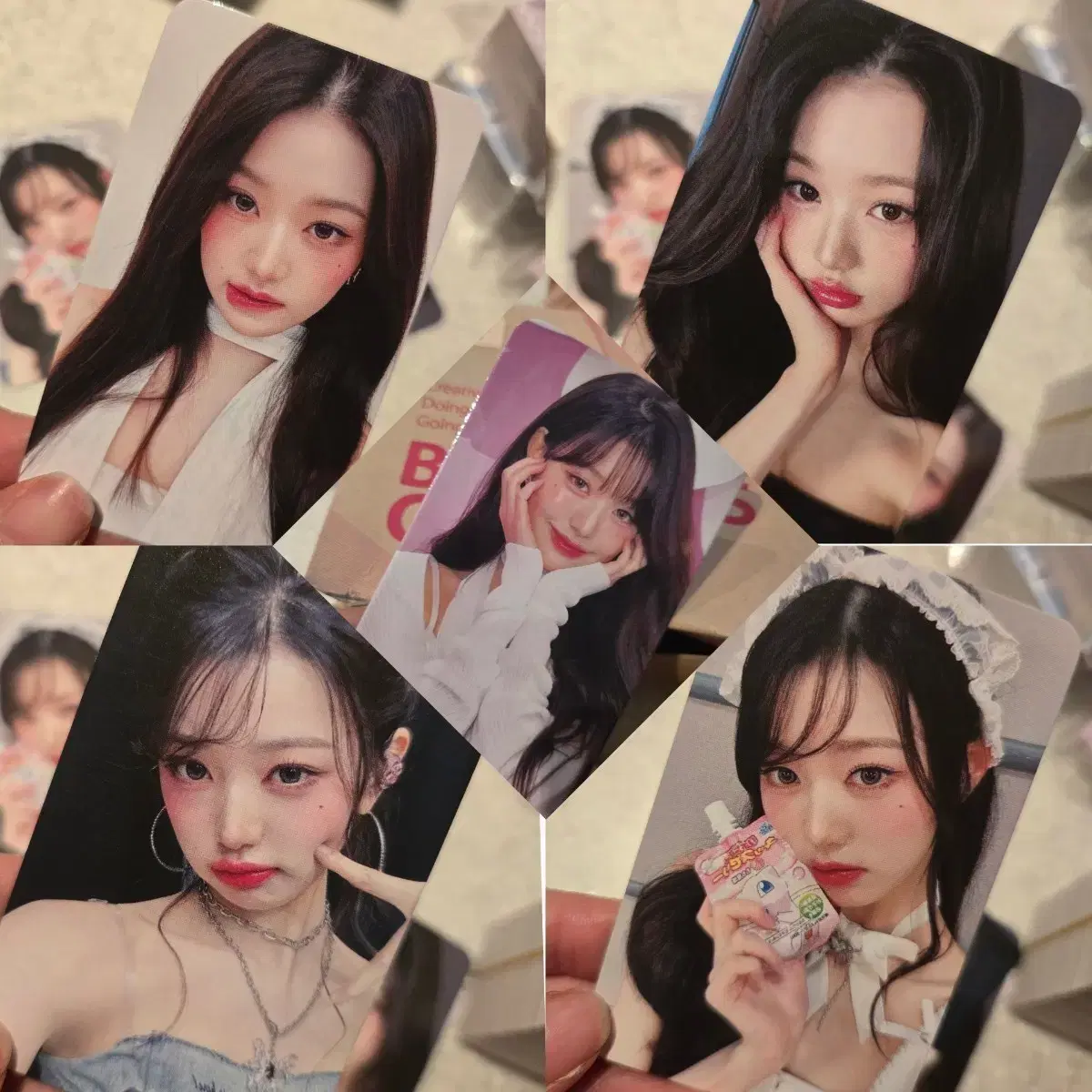 Jang Wonyoung photocard unofficial goods domusong 4500 pieces bulk disposal