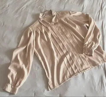 긴팔 블라우스/베이지