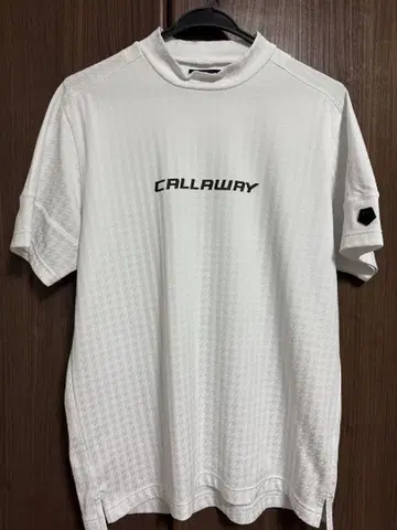 CALLAWAY 모크넥 셔츠 화이트 L 사이즈