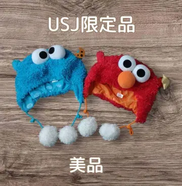 [ 새상품급 ] 엘모 쿠키 몬스터 세서미 USJ 유니버셜 캡 모자