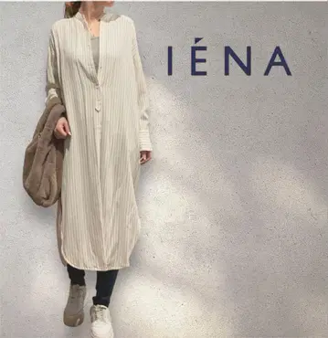새상품급 [ IENA ] 비스코스 셔츠 원피스 size 36