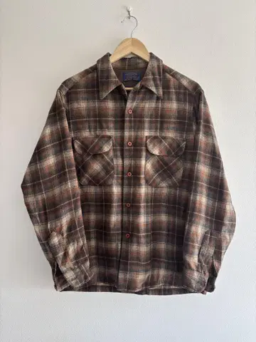 70s Pendleton 보트 셔츠 USA제