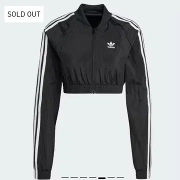 adidas 크롭 트랙 자켓 숏 기장 미니 기장