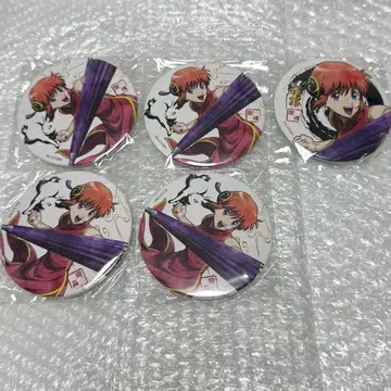 은혼 난자타운 카게우츠시 카구라 캔뱃지 5종 세트