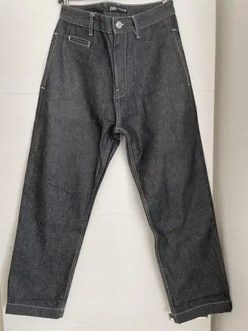ZARA 다크 데님 스트레이트 레그 팬츠 EUR 38