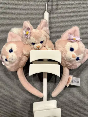 홍콩 디즈니 리나벨 머리띠 봉제 인형 마스코트 세트