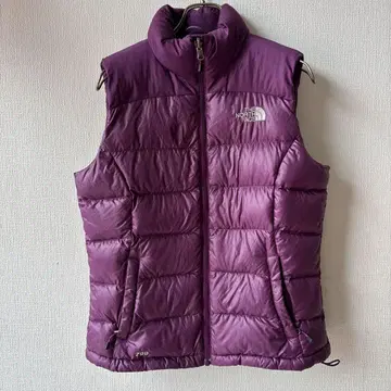 THE NORTH FACE 퍼플 다운 베스트 700 여성용