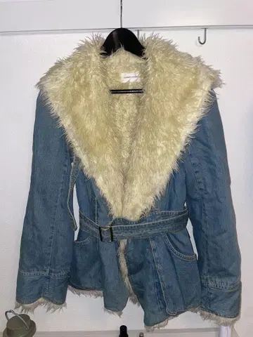 츠모리치사토 데님 퍼 자켓