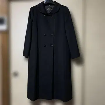 Leilian 블랙 롱 코트