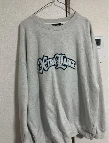 XLARGE 그레이 맨투맨
