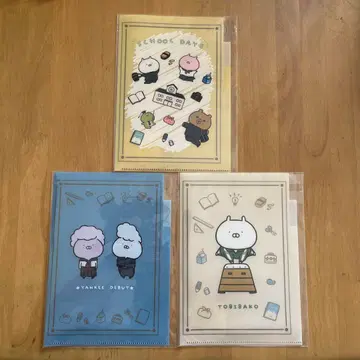 우사마루 스쿨 데이즈 3포켓 클리어 파일 3세트