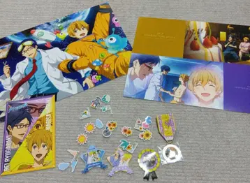 Free! 류가자키 레이 하즈키 나기사 씰 메달 배지 캐릭터 무크