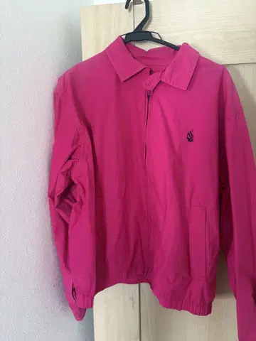 NAUTICA 핑크 나일론 자켓